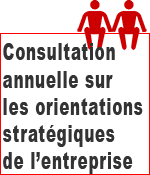 consultation annuelle sur les orientations stratégiques de l’entreprise