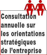 consultation annuelle sur les orientations stratégiques de l’entreprise